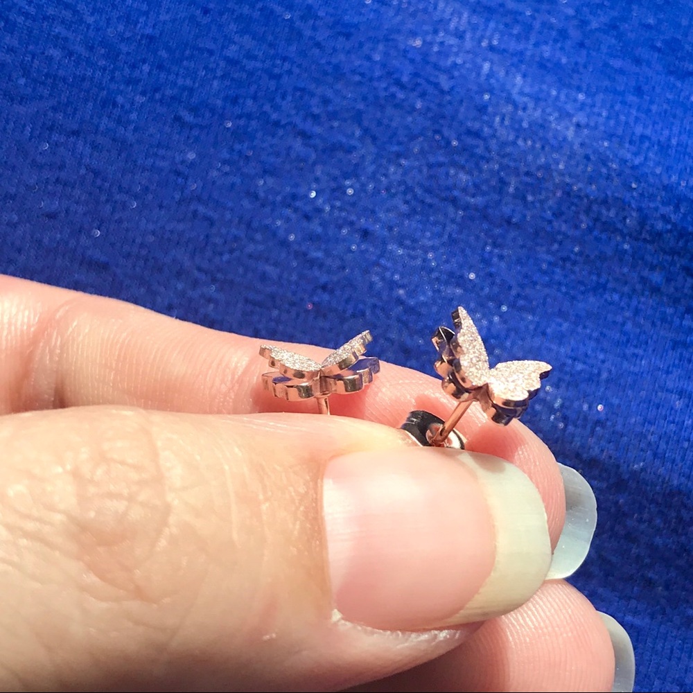 NEW!💙💎🦋ROSE💗💛GOLDEN!!!🦋BUTTERFLIES!!!🦋💎💙 - Picture 4 of 8
